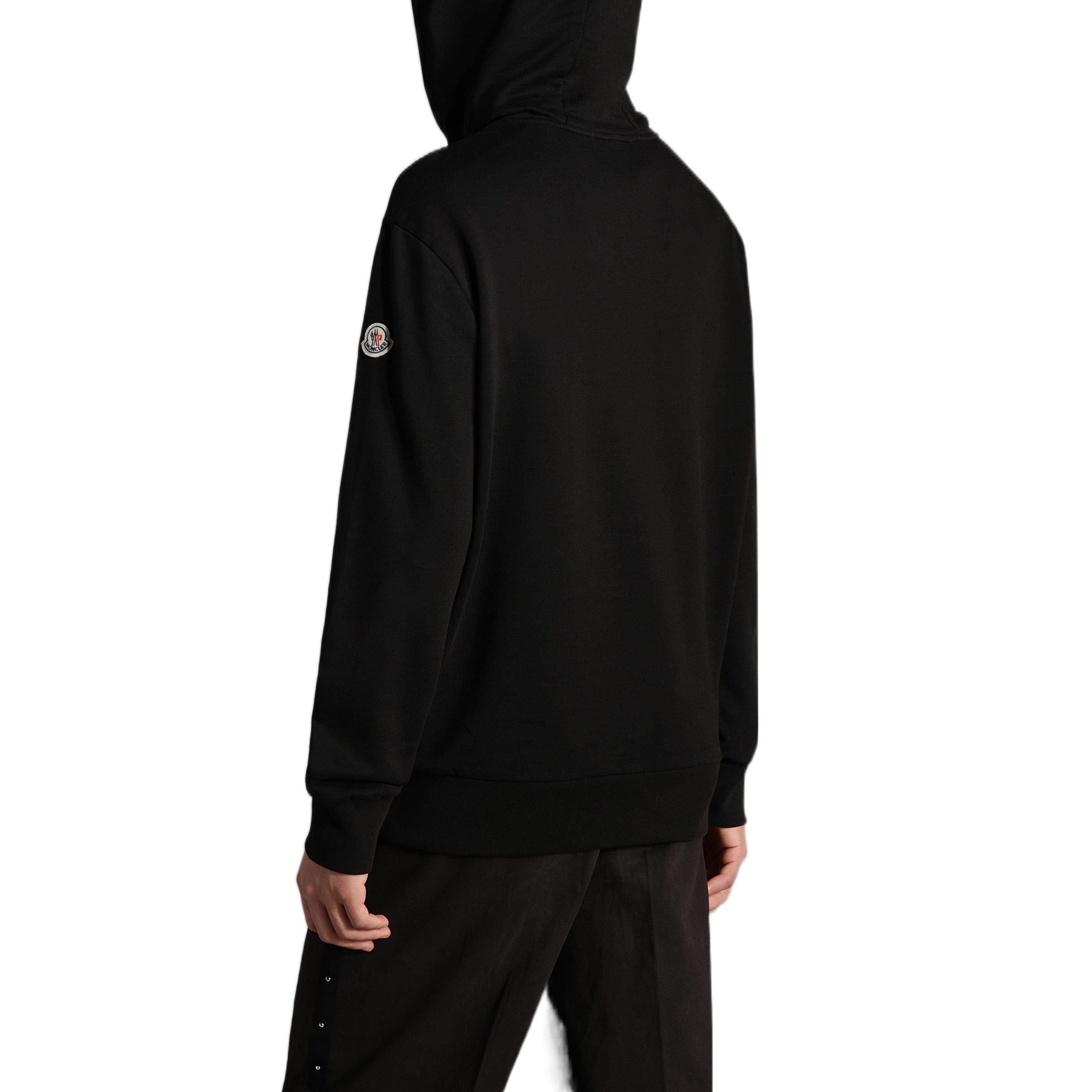 Shop Moncler FW22 Hoodie Hitam Grafis Pullover H20918G00007809KR999