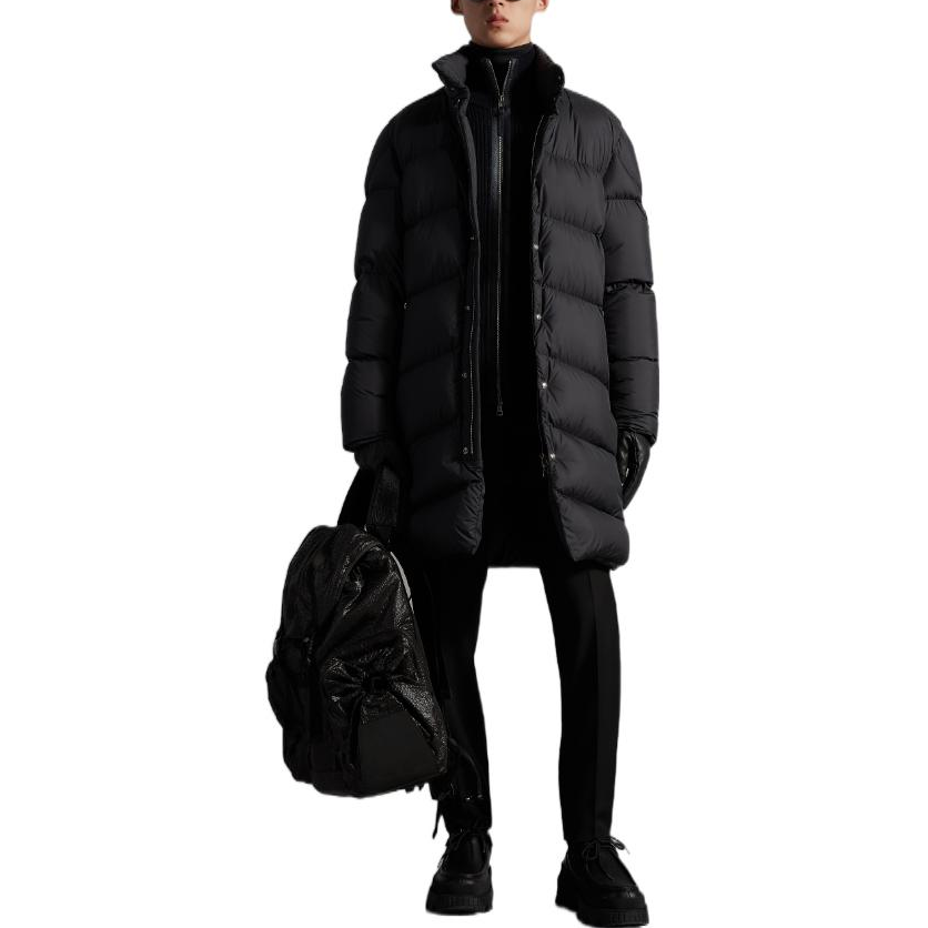 Moncler FW22 Black Label Long Sleeve Down Jacket Unisex Black H20911C00023549SK999 圖 3