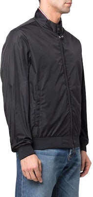 Moncler FW22 Black Long Sleeve Zip Jacket with Logo Print for Men. H10911A0007868352999 Shop Moncler FW22 Black Long Sleeve Zip Jacket with Logo Print for Men. H10911A0007868352999