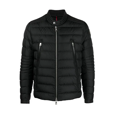 Moncler FW22 Black Quilted Down Jacket Long Sleeve for Men. H20911A0021768352999