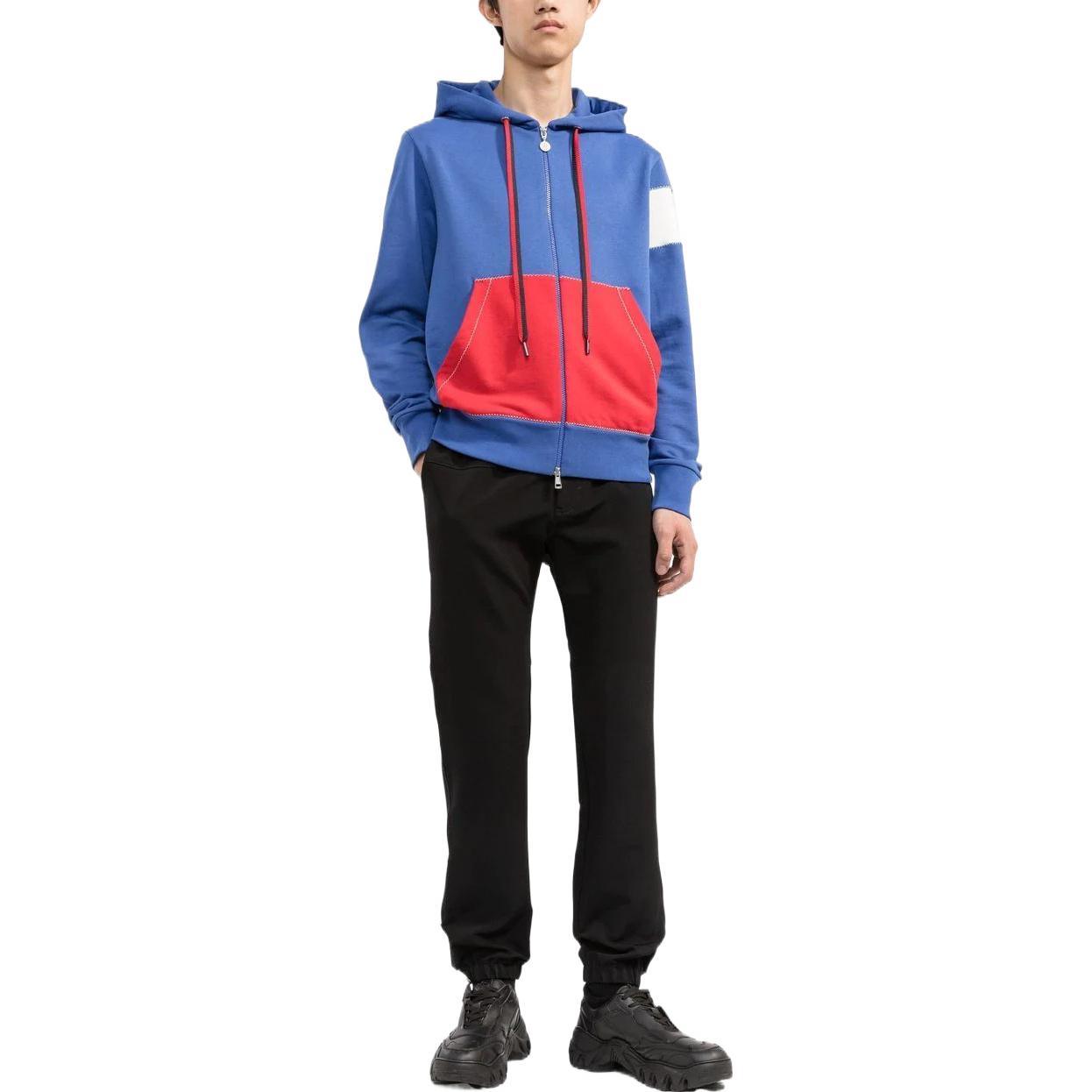 Moncler FW22 Blue Colorblock Drawstring Zip Hoodie Jacket H10918G00044809KR771 圖 3