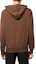 Shop 몽클레르 FW22 브라운 로고 프린트 긴팔 후드티 H20918G00050809KR299