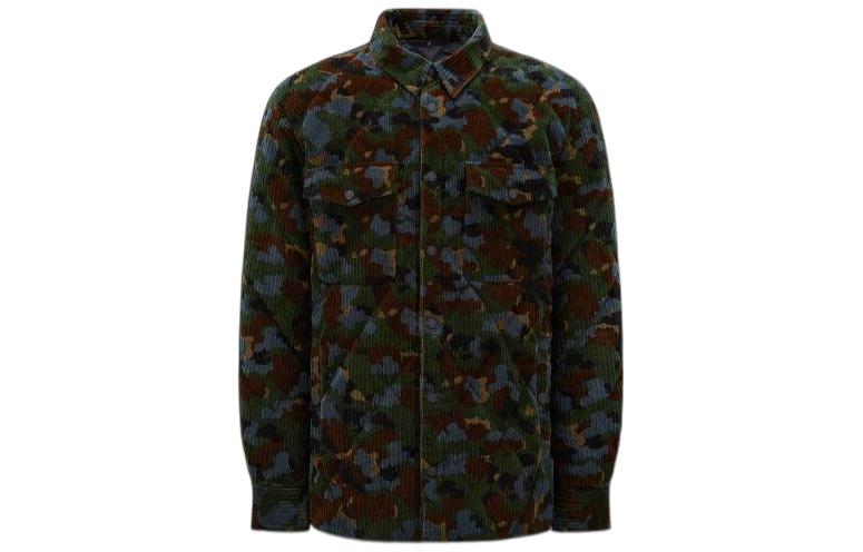 Moncler FW22 Camouflage Pocket Single-Breasted Jacket Multicolor H20971A00025596BZF22