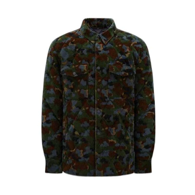 Moncler FW22 Camouflage Pocket Single-Breasted Jacket Multicolor H20971A00025596BZF22