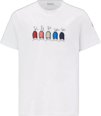 盟可睐2022秋冬卡通图案印花白色短袖T恤 H20918C00029829H8001 Buy 盟可睐2022秋冬卡通图案印花白色短袖T恤 H20918C00029829H8001