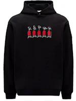Moncler FW22 Cartoon Print Hoodie Black - Casual Loose Fit 8G00038809KR999 Moncler FW22 Cartoon Print Hoodie Black - Casual Loose Fit 8G00038809KR999