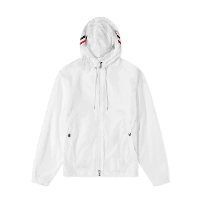 Moncler FW22 Colorblock Drawstring Hooded Jacket White H10911A0007754155033