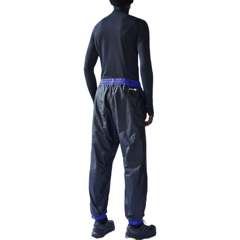Shop Moncler FW22 Colorblock Drawstring Waist Casual Pants Black Mens H20972A0000468953999