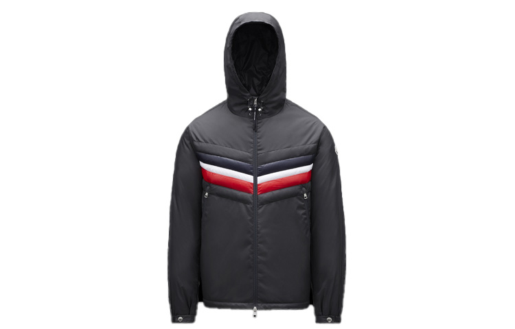 Moncler FW22 Colorblock Zip Waterproof Down Jacket Unisex Dark Grey H10911A0001968352927 圖 2