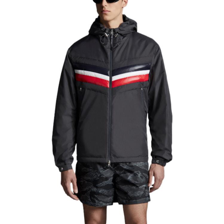 Moncler FW22 Colorblock Zip Waterproof Down Jacket Unisex Dark Grey H10911A0001968352927 圖 4