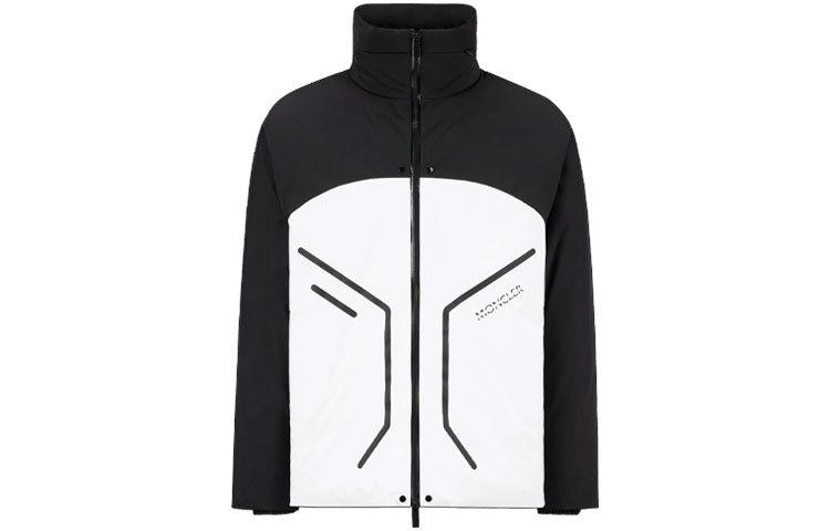 Moncler FW22 Contrast Zip-Up Puffer Jacket  Black. H20911A00177539HW032 圖 2