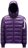 Moncler FW22 Corydale Unisex Purple Down Jacket with Hood and Zip Closure. H20911A001016895061C Moncler FW22 Corydale Unisex Purple Down Jacket with Hood and Zip Closure. H20911A001016895061C