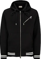 Moncler FW22 Cuff Stripe Zip Hoodie Black H20918G00048809KR999 Moncler FW22 Cuff Stripe Zip Hoodie Black H20918G00048809KR999