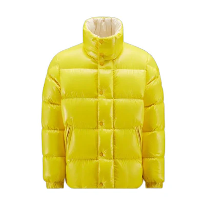Moncler FW22 Dervox Quilted Logo Down Jacket Unisex - Yellow. H20921A00038M2019106