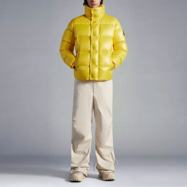 Moncler FW22 Dervox Quilted Logo Down Jacket Unisex - Yellow. H20921A00038M2019106 圖 4