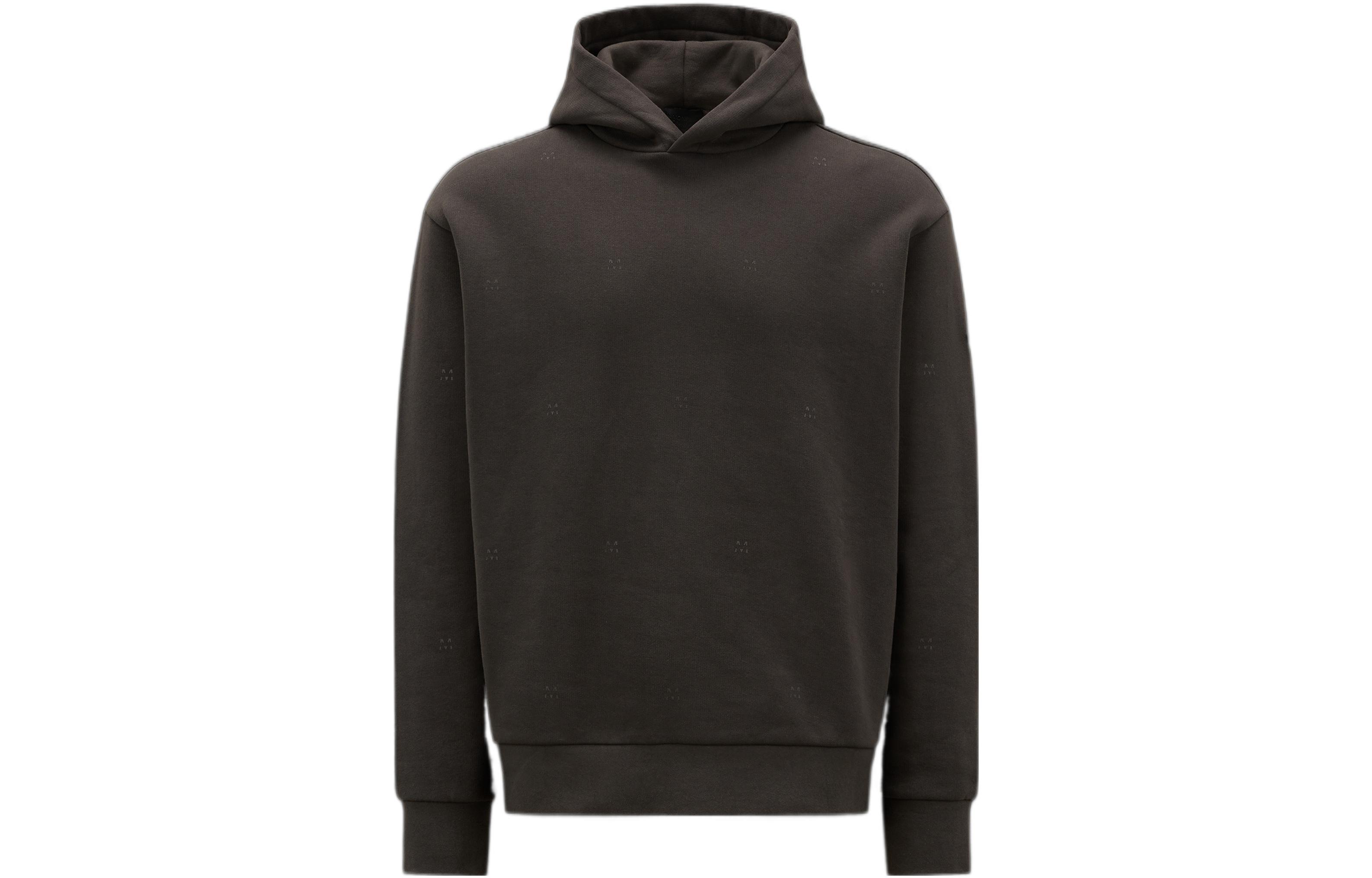 Moncler FW22 Discrete Pattern Logo Hoodie Olive Green () H20918G00030809KX934