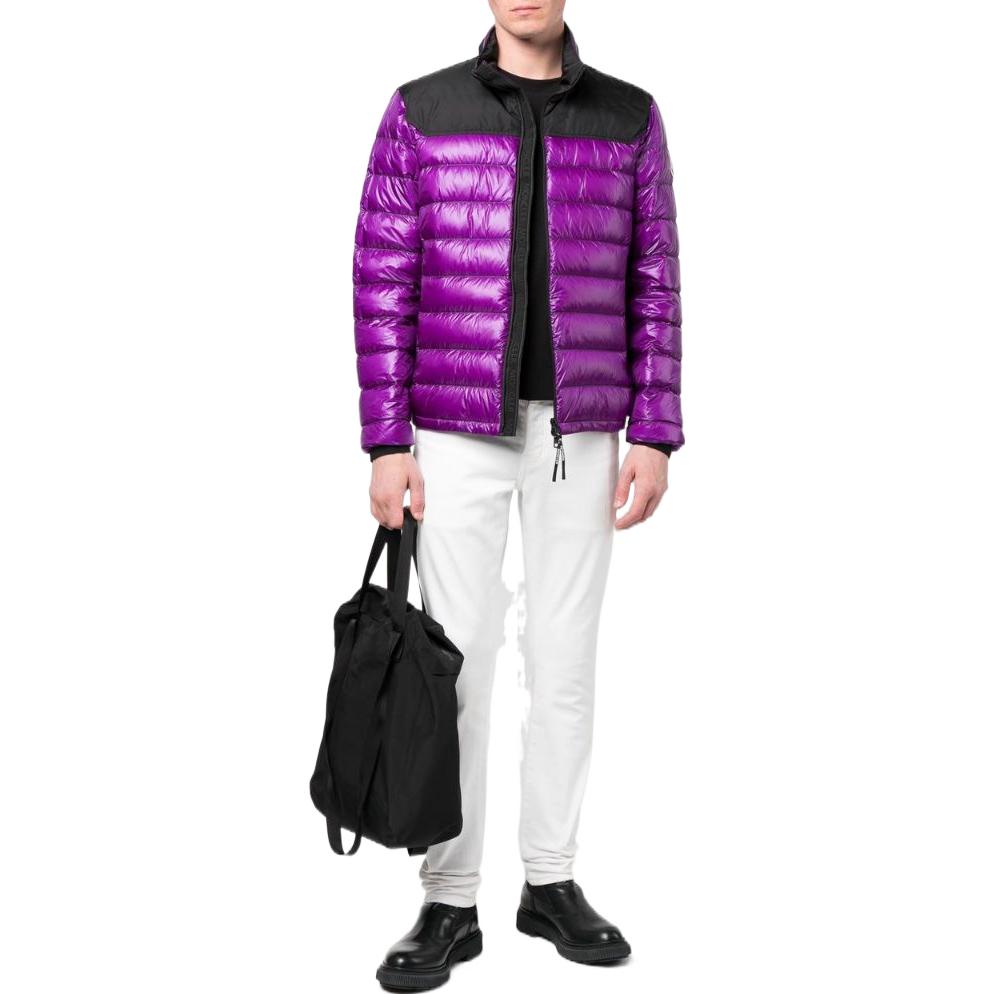 Moncler FW22 Glossy Panel Down Jacket Purple  Long Sleeve H10911A00022M159165A 圖 3