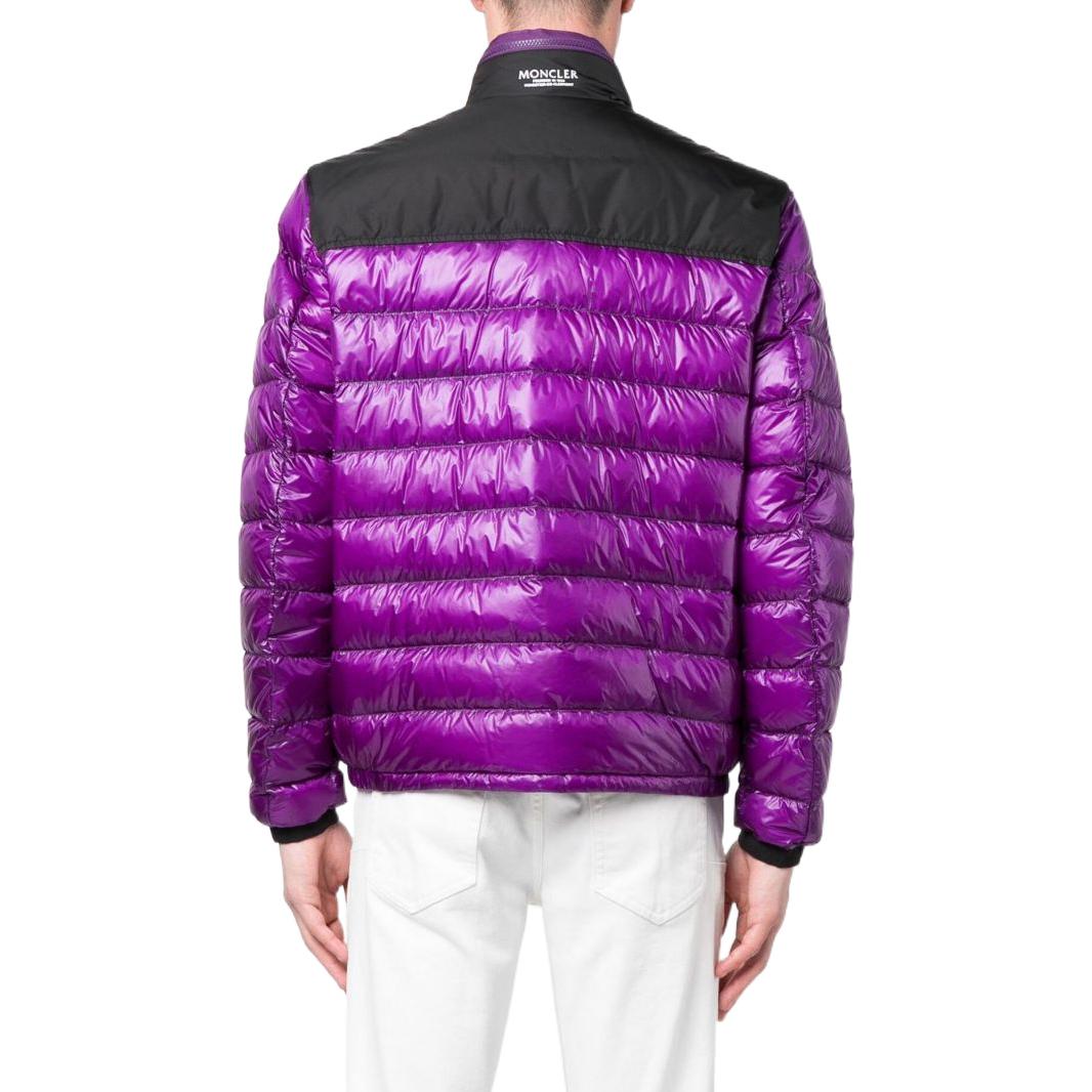 Moncler FW22 Glossy Panel Down Jacket Purple  Long Sleeve H10911A00022M159165A 圖 4