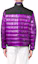 Shop Moncler FW22 Glossy Panel Down Jacket Purple Long Sleeve H10911A00022M159165A