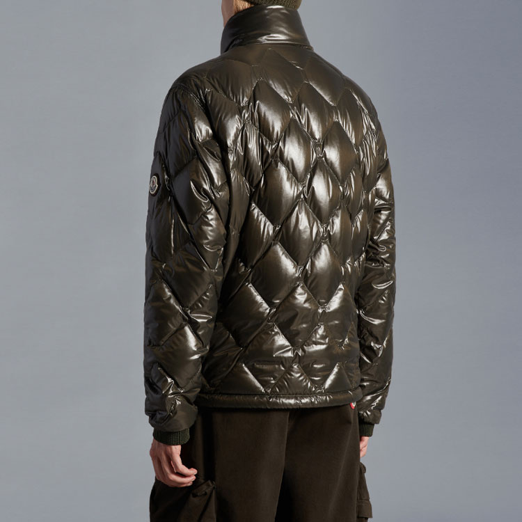 Moncler FW22 Glossy White Down Jacket Unisex - Stand Collar Zip-up Design. H20911A002005963V888 圖 5