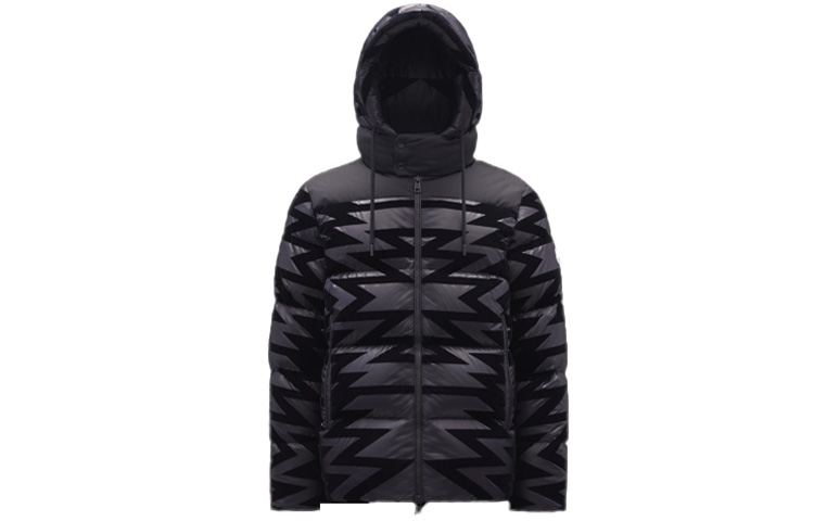 Moncler FW22 Grandrieux  Short Hooded Down Jacket Black H20911A001025966JF99