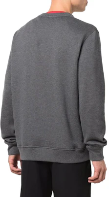 蒙克勒 FW22 灰色标志贴布长袖圆领卫衣 G20918G00045899FL990 Shop 蒙克勒 FW22 灰色标志贴布长袖圆领卫衣 G20918G00045899FL990