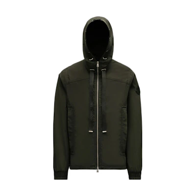 Moncler FW22 Haru Military Green Lightweight Hooded Jacket H10911A00082595UO833