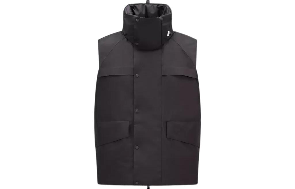 Moncler FW22 Hyke Camouflage Pocket Down Vest Black - H209K1A00005M2519999 圖 2