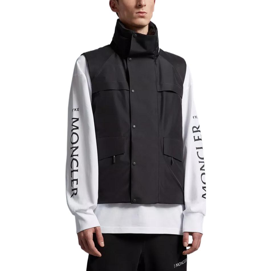 Moncler FW22 Hyke Camouflage Pocket Down Vest Black - H209K1A00005M2519999 圖 5