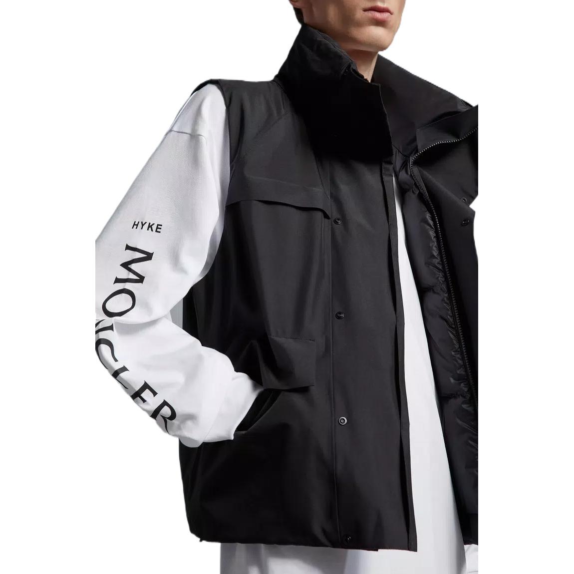 Moncler FW22 Hyke Camouflage Pocket Down Vest Black - H209K1A00005M2519999 圖 6