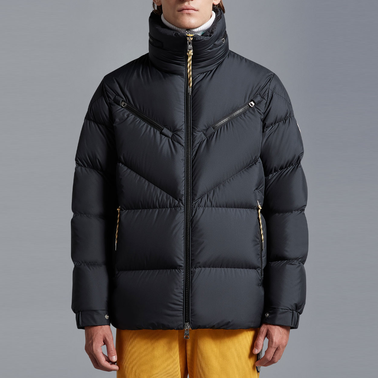 Moncler FW22 Katmai Black Unisex Stand Collar Down Jacket with Zipper. H20911A0023954A81999 圖 4