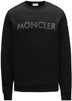Moncler FW22 Letter Logo Crewneck Sweatshirt Black H10918G00013809KR999 Moncler FW22 Letter Logo Crewneck Sweatshirt Black H10918G00013809KR999