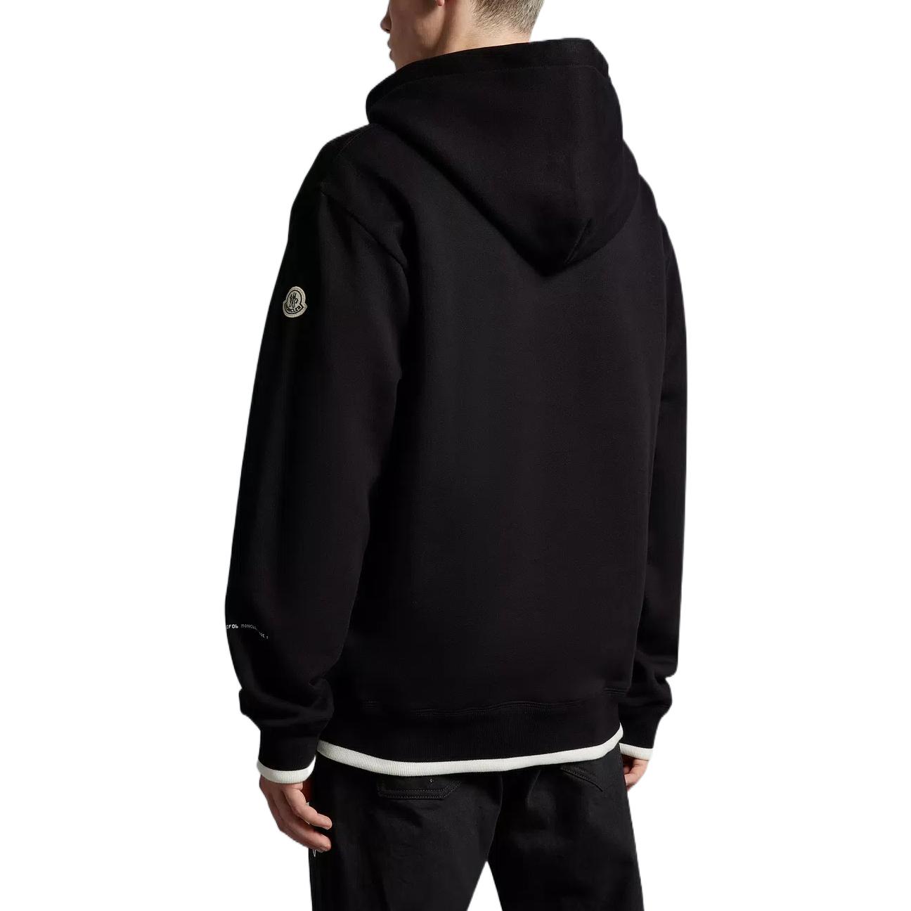 Purchase Moncler 2022秋冬字母印花黑色卫衣男女同款 H209U8G00002M2372999