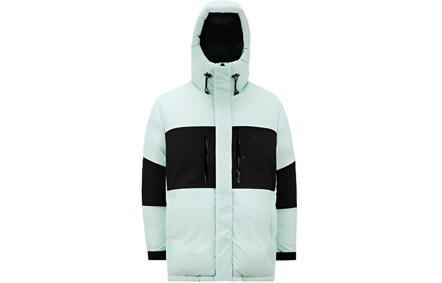 Moncler FW22 Logo Patch Colorblock Down Jacket Men’s Light Green Long Sleeve H20911A001155968E80N