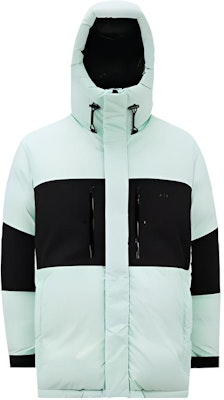 Moncler FW22 男士綠色拼接徽標羽絨外套 長袖 H20911A001155968E80N Buy Moncler FW22 男士綠色拼接徽標羽絨外套 長袖 H20911A001155968E80N