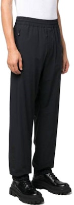 Moncler FW22 Logo Print Relaxed Fit Casual Pants Black . H20972A000165399D999 Shop Moncler FW22 Logo Print Relaxed Fit Casual Pants Black . H20972A000165399D999