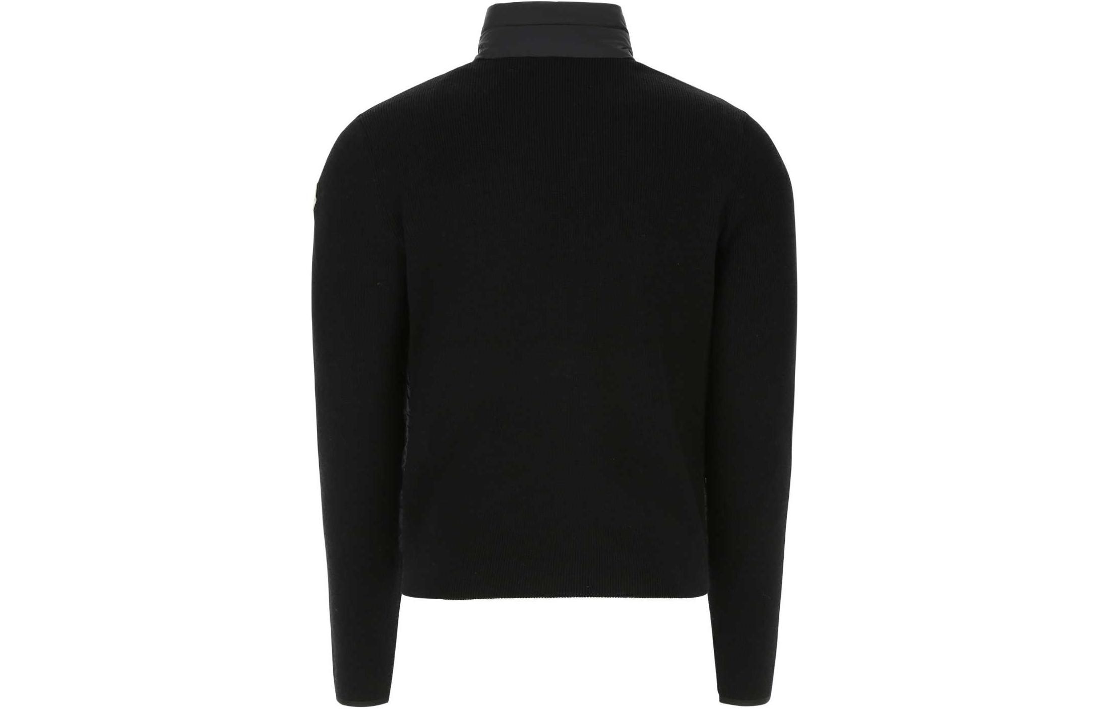 Moncler FW22 Logo Quilted Puffer Jacket Unisex Black 9B00006M1122999 圖 3