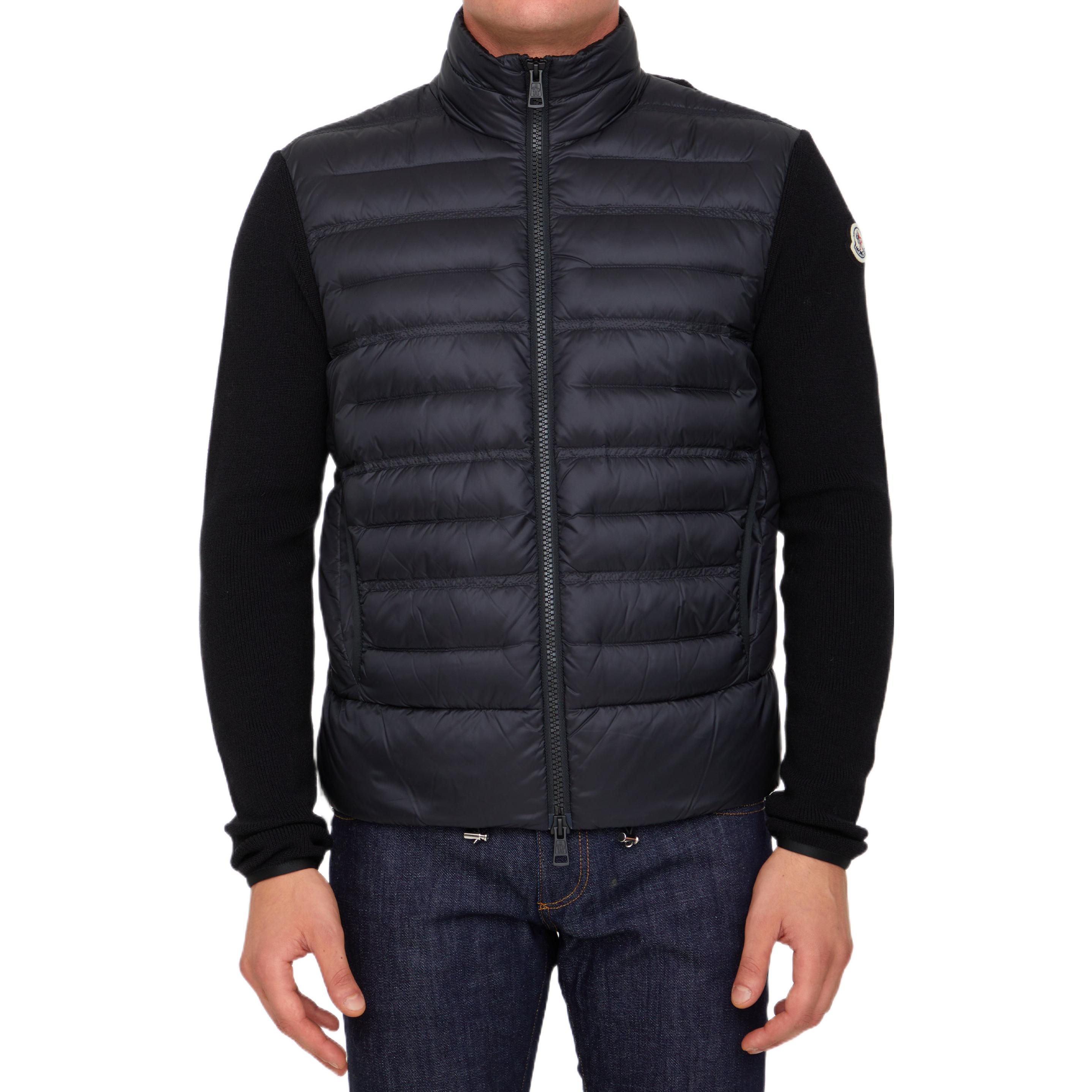 Moncler FW22 Logo Quilted Puffer Jacket Unisex Black 9B00006M1122999 圖 4
