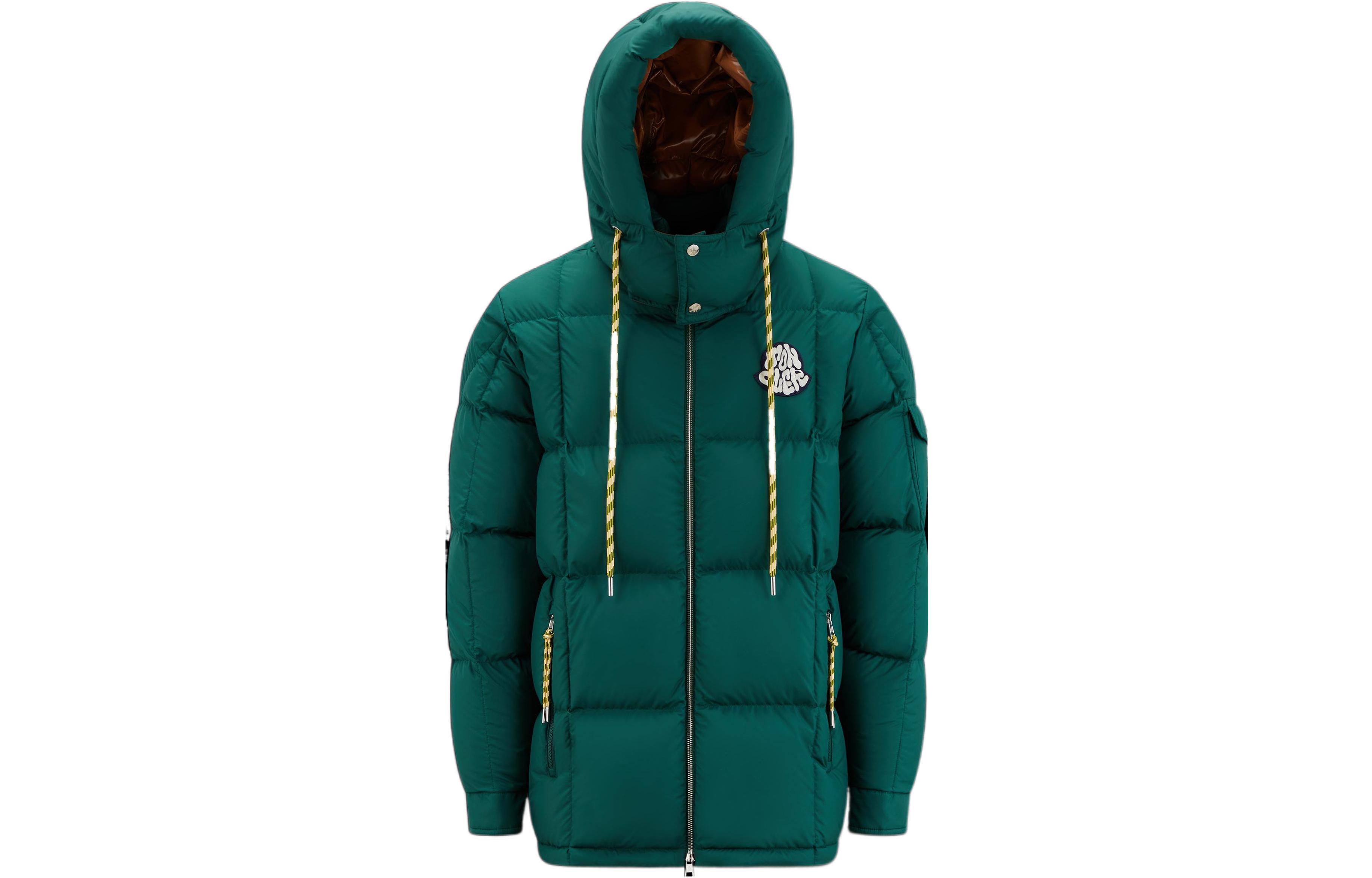 Moncler FW22 Mariveles Detachable Hood Down Jacket  Teal Green H20911A0023854A81858