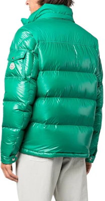 Moncler FW22 男女同款 Masaya 綠色滑雪連帽羽絨外套。 H20911A00255595ZJ84C Sizing Moncler FW22 男女同款 Masaya 綠色滑雪連帽羽絨外套。 H20911A00255595ZJ84C