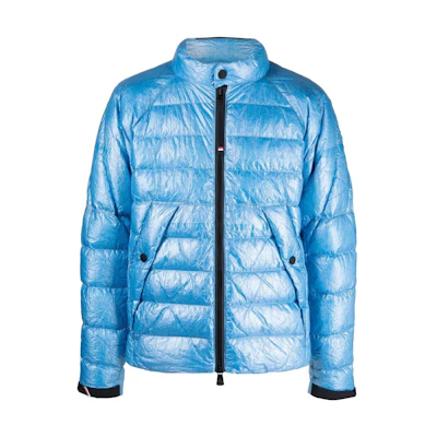 Moncler FW22 Mascognaz Puffer Jacket Blue Down Coat. G209Q1A00002M141171N