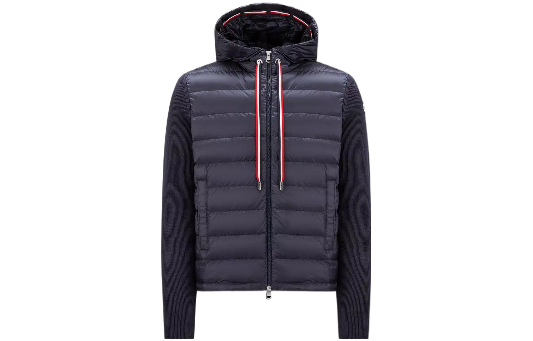 Moncler FW22 Navy Blue Hooded Down Jacket Unisex Winter Collection I10919B00005M1367780