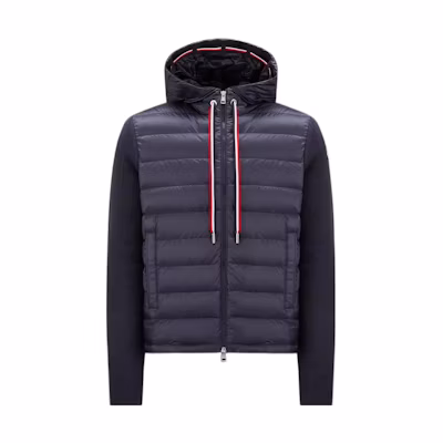 Moncler FW22 Navy Blue Hooded Down Jacket Unisex Winter Collection I10919B00005M1367780