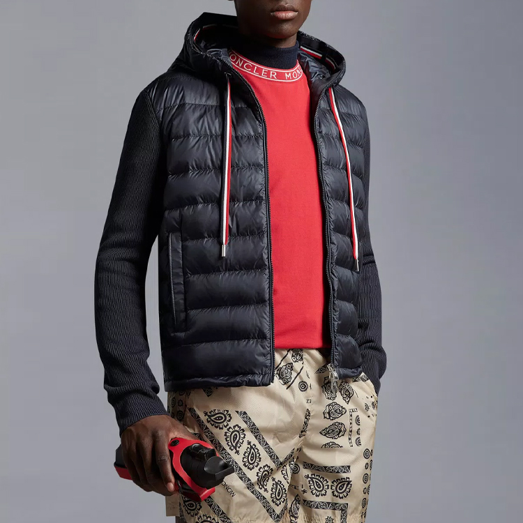 Moncler FW22 Navy Blue Hooded Down Jacket Unisex Winter Collection I10919B00005M1367780 圖 3