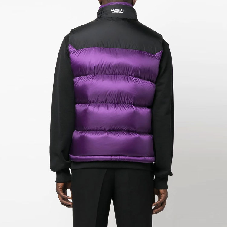 Lookbook Moncler FW22 Ophrys 紫色雙色拉鍊無袖背心休閒外套 H20911A001605967G61C
