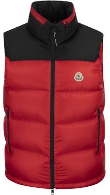 몽클레르 FW22 오프리스 컬러블록 패치 스탠드 칼라 베스트 레드 H20911A001605967G455 Buy 몽클레르 FW22 오프리스 컬러블록 패치 스탠드 칼라 베스트 레드 H20911A001605967G455