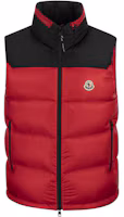 Order Moncler FW22 Ophrys 拼色貼章立領背心 紅色 H20911A001605967G455