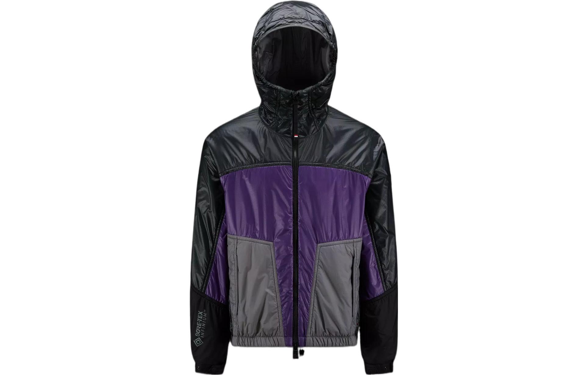 Moncler FW22 Peyrus Waterproof Zipper Hooded Jacket Purple - Long Sleeve H20971A000175964AP86