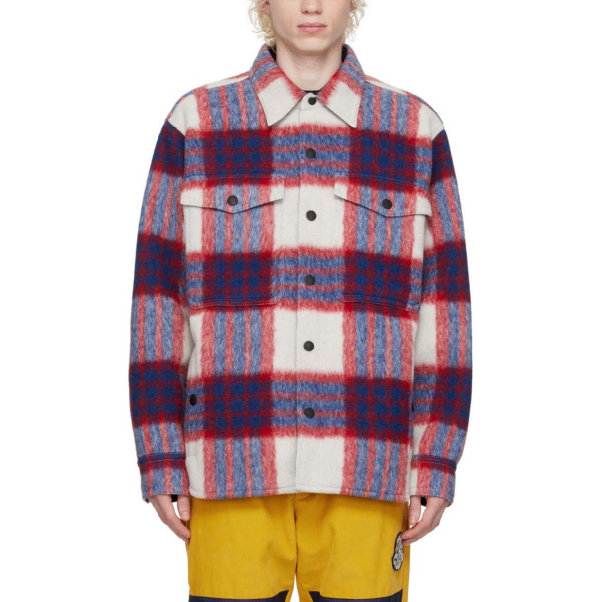 Moncler FW22 Plaid Collar Long-Sleeve Jacket Multi-color  Outerwear. H20971G00002899N9F04 圖 5