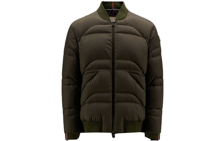Moncler FW22 Quilted Collarless Down Jacket Green H20911A0027653859829 圖 2